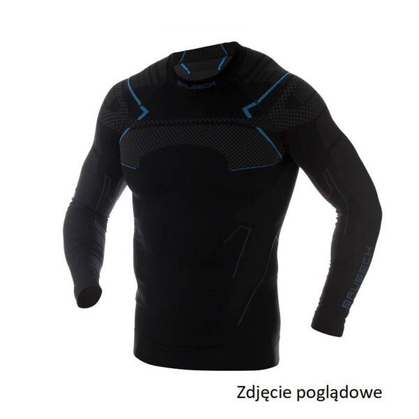 koszulka-termoaktywna-brubeck-thermo-męska-z-długim-rękawem-czarna-odzież-motocyklowa-warszawa-monsterbike-pl