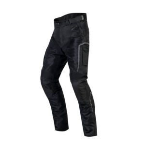 spodnie-motocyklowe-ozone-flow-krótka-nogawka-czarne-odzież-motocyklowa-warszawa-monsterbike-pl
